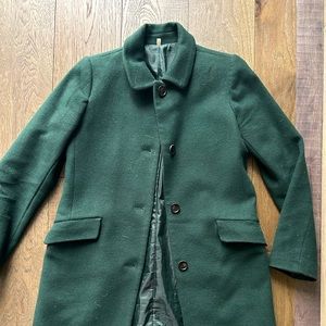 Elegant Muji wool peacoat